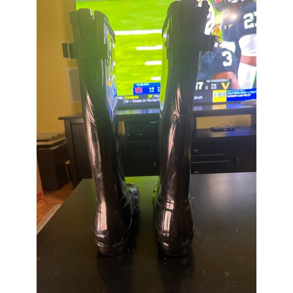 Hunter Women's Original Tall Gloss Rain Boots Size 8 - Picture 4 of 10